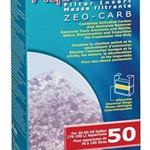 Aqua Clear AquaClear 50 Zeo-Carb Filter Cartridge, Alternative Media for Aquariums, Mannequin A614