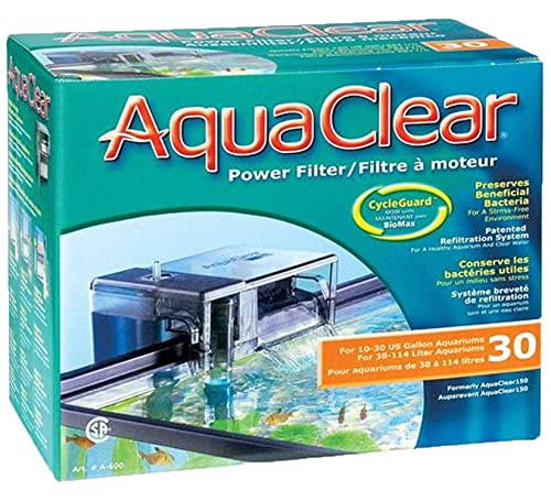 AquaClear 30 Energy Filter: Aquarium Filtration Answer for 10 to 30 Gallon Tanks