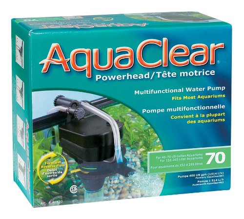 AquaClear 70 Powerhead - 400 GPH, UL Licensed