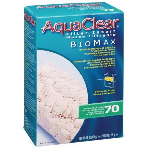 Aquaclear A1373 Biomax Filter for 70-Gallon Aquariums, White, Designed for Giant Fish Breeds